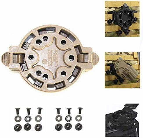 Gexgune Tactical Gun Holster Platforms Adapter Jagdzubehör Schnelltrennsystem 360-Grad-Winkel Strike Platform QD Mount