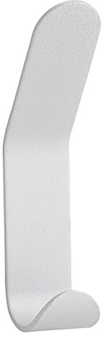 Zone Denmark A-Double Hook Haken, Doppelhaken, Wandhaken, Kleiderhaken, Garderobenhaken (Schrauben Unsichtbar), 3,5 x 2,5 x 11 cm, Soft Grey (Grau)