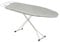 Funda Tabla Planchar Grande Ajustable 140x50cm - Funda Universal Acolchada Transpirable - con Muletón + Espuma - Facilita el Planchado - Gris Aluminio