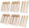 30 Pièces Pinces à Cheveux Alligator, Pince à Cheveux Bec de Canard, Barrette Plates Femmes Filles Clips, Barrettes Crocodile Dorées, Pinces à Cheveux Plates en Métal, Barrette Crocodile Alligator (A)