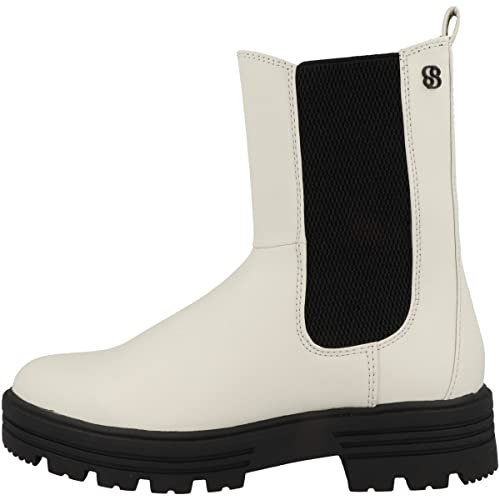 Chelsea-Stiefel 5-5-25411-39 Weiß Red Label