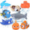 Le Monde de Nemo Toys – 8 pièces Le Monde de Dory Nemo Jouets de bain flottants pour bébé Animaux marins Jouet de bain pour enfants et tout-petits Jouet de douche et de natation