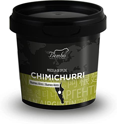 Chimichurri Rub Bembo 50 g - Confezione Anti Spreco - Per Asado, Maminha, Picanha, Pesce e Verdure – Porta il Tuo Barbecue ad un Nuovo Livello - La Miscela Regina del Churrasco - (Chimichurri 50 g)