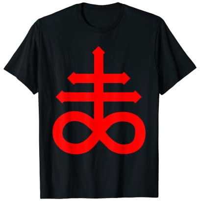T-Shirt mit satanischem Kreuz Crux Satanus T-Shirt