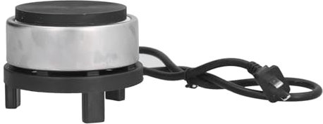 Topyond 300W Mini Electric Stove Iron Hot Plate Tea Coffee Pot Warmer Heater for Home Office Dormitory 220V Compact and Convenient for Busy Individuals, Students, and Small Living Spaces