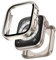 Kawoco 2 in 1 Wasserdicht Hülle für Apple Watch 45mm Series 9/8/7 mit Tempered Glas Displayschutz, 360° Rundum PC Front & Rückseite Gehäuse Schutzhülle für iWatch 45mm Sternenlicht