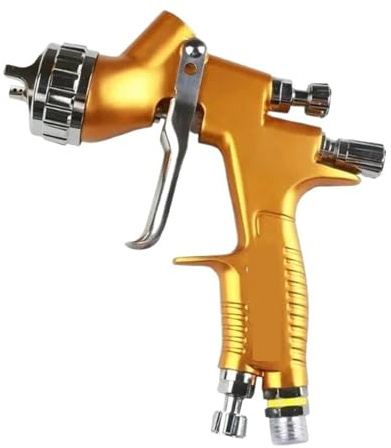 Pistola a spruzzo ad Aria con Alimentazione a Grav Pistola A Spruzzo for Auto Pistola for Verniciatura Ugello da 1,3 Mm/1,8 Mm con Tazza di Miscelazione Aerografo for Pistola A Spruzzo Ad Aria A Base