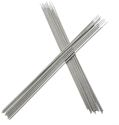 20 pièces Électrodes de soudage en acier inoxydable de 1,0 mm à 4,0 mm de diamètre, baguettes de soudure A102, fils à souder pour soudage (1,2 mm)