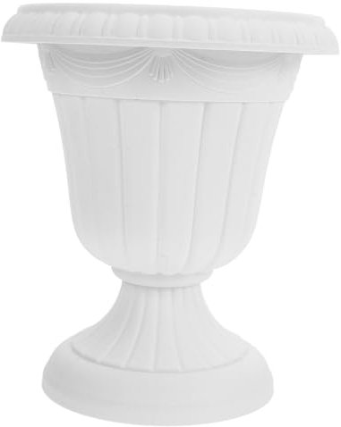 Kisangel Jardinière Urne Vintage Style Colonne Romaine pour Centre De Table Décoration Mariage Et Pot De Fleurs Intérieur Extérieur