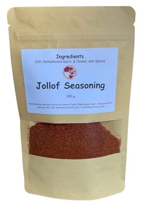 DONACE Foods Authentic Jollof Rice Seasoning - Perfect Blend for Nigerian & West African Cuisine (50g)