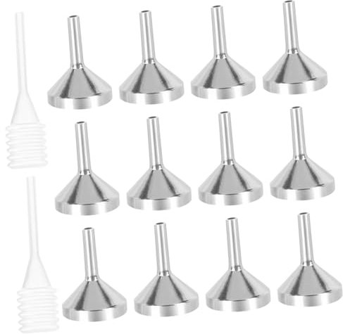 Cabilock 10 Juegos Embudo Mini Pipeta Frasco Despensa Cocina Bacho Herramienta Suministros Para Manualidades Accesorios De Laboratorio De Ciencias El Plastico Silver 10 Uds * 10
