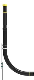 SCHUCK Leerrohrsystem D110/125, Hauseinführung für Gebäude ohne Keller für Gas, Wasser, Strom, TK (LRS0012 D110/R600-V)