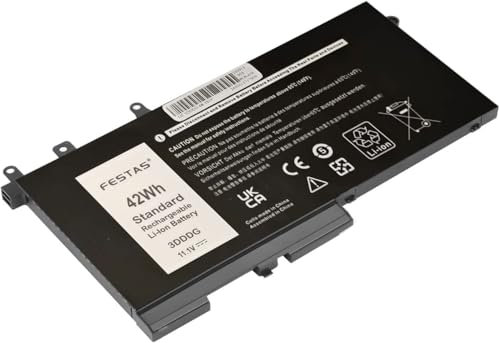 3DDDG Batterie Compatible avec Dell Latitude 5280 E5280 5480 E5480 E5580 5290 E5290 5490 E5490 pour Precision 3520 3530 Series 3VC9Y 03VC9Y O3VC9Y 45N3J 80JT9 049XH Ordinateur PC Portable