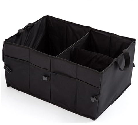 WBWBB Auto Kofferraum Organizer für VW Passat B8 2015-2023, wasserdichte Praktische Auto Kofferraumtasche Tragbare Faltbare Aufbewahrungsbox