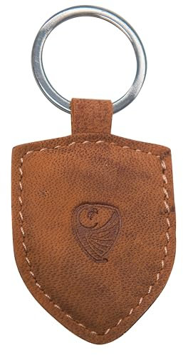 GERMANUS Schlüsselanhänger, Leder, wildbraun