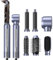 Hairstyler Set, Warmluftbürste Set, 6 in 1 Air styler, Haarstyler mit Lockenstab, Ai Chip, 110000 RPM, Negativ Ionen Stylingbürsten, Steuerung von Kalt- und Warmluft, Geräuscharm