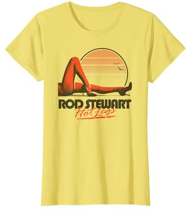 Offizielles Rod Stewart Hot Legs 1978 Retro Song Klassik T-Shirt