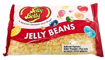 Jelly Belly - Buttered Popcorn Flavour Jelly Beans Bag, 1kg