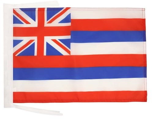 AZ FLAG - Flagge Hawaii - 45x30 cm Mit Kordel - Hawaiische Bundesstaat Fahne 30 x 45 Cm - Flaggen