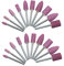 Dremel Lot de 20 embouts de pierre abrasive avec outils rotatifs pour sculpture sur bois 3 mm, rose