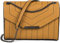 styleBREAKER Damen Umhängetasche mit Ziernähten und Kette, Schultertasche, Handtasche, Tasche 02012308, Farbe:Curry
