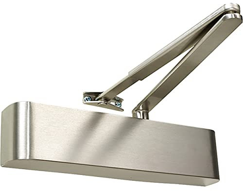 Rutland TS6204 DA/BC Overhead Door Closer - Size 2-4 - Satin Nickel Finish