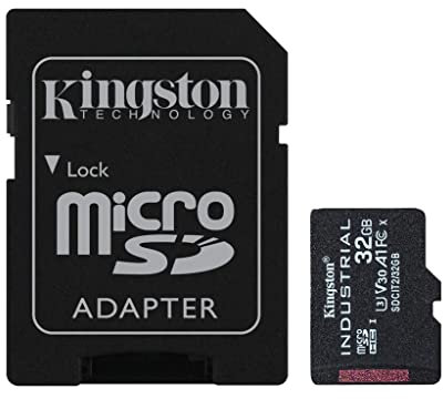 Kingston Industrial microSD - 32GB microSDHC Industrial C10 A1 pSLC Karte + SD-Adapter - SDCIT2/32GB