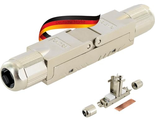 SCHWAIGER NKSV1 531 Netzwerkkabel-Verbinder Netzwerk-Adapter CAT6a 8-polig Keystone Verbindung Kabel-Zubehör Kupplung Netzwerk-Kupplung