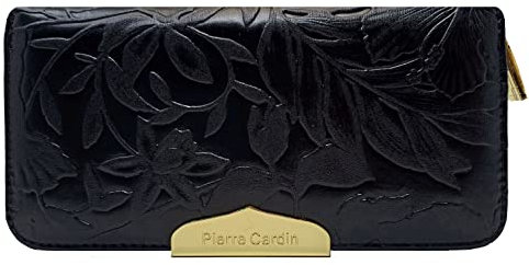 PIERRE CARDIN Portefeuille Femme, Beau, Grand, spacieux, Cuir, RFID, Cadeau, Portefeuille avec Porte-Monnaie, Porte-Billets, Fille
