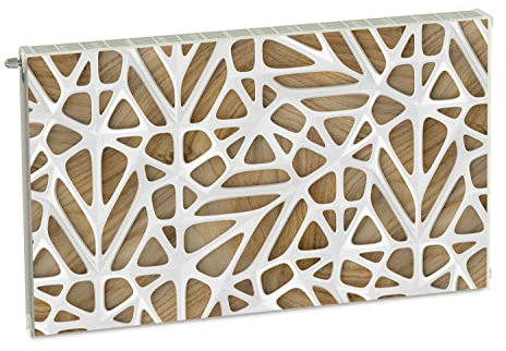 Magnet Heizkörperverkleidung Heizkörperabdeckung Beige Abstrakt 100x60 cm Heizung Abdeckung Verkleidung Magnetische Abdeckmatte Kühlschrank aus Einem Flexiblen Magneten Digitaler Aufdruck