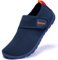 Racqua Wasserschuhe Strandschuhe Herren Schwimmschuhe Damen Badeschuhe Mit Klettverschluss Schwimmen Strandschuhe Frauen Barfuss Schnelltrocken Wasserschuhe Unisex Blau/Orange EU41