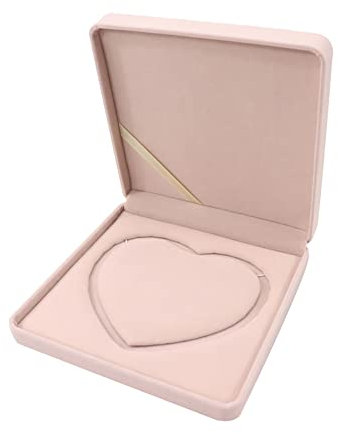 JIHUOO Velvet Pearl Necklace Gift Box Large Necklace Case Pendant Display Box Bracelet Display Case Jewelry Storage Holder