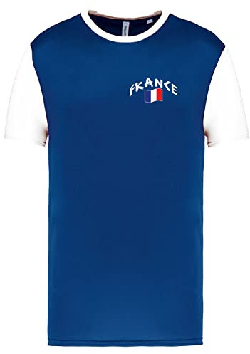 Supportershop Mixte France T-Shirt, Bleu Royal, M EU