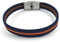 Pulsera bandera España - Nanaleja - Diseño duradero y cierre inoxidable - Pulsera España Elástica - Pulsera hombre y mujer - Ideal para guardia Civil y Policía Nacional - Cinta bandera España elástica