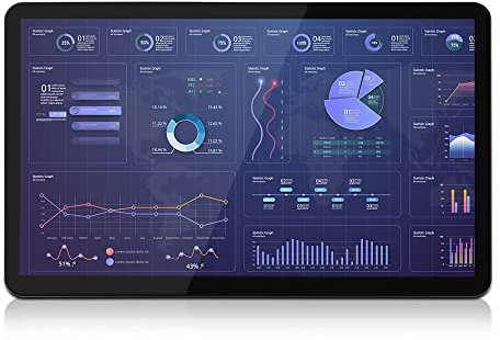 SunKol 15,6 Embedded Industrial Touch Panel PC, 16:9 Touch Screen capacitivo All-in-one, 2xUSB2.0, 2xUSB3.0, HDMI, VGA, 2xRS232, LAN (i5-3210M, 8G-DDR3 RAM 128G SSD)