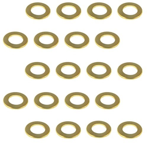 M8 Brass Form A Washers DIN125 (Pack of 20)