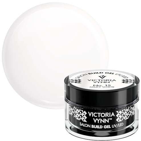 Victoria Vynn Build Gel UV/LED GEL BUILDER Nails Building Extension (No. 15 Milky White, 50ml)