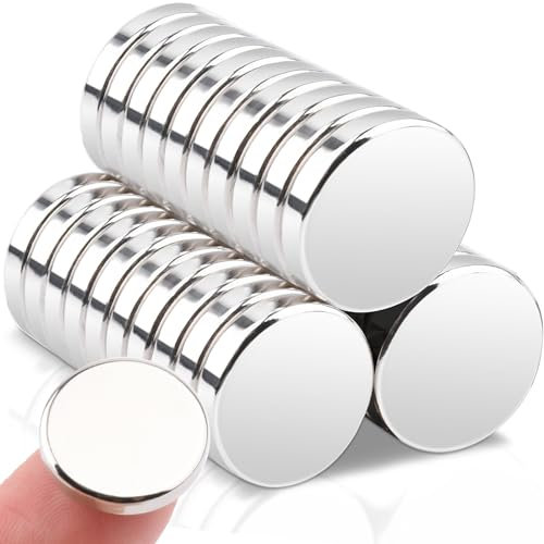 30 Stücke Neodym Magnete,15x3 mm Magnets Strong Extra Stark,Magnete,Magnetestark,Magnete Klein,Kleine Magnete,Kleine Magnete Stark,Magnet Klein,GeltenBüro,Magnettafel,Pinnwand