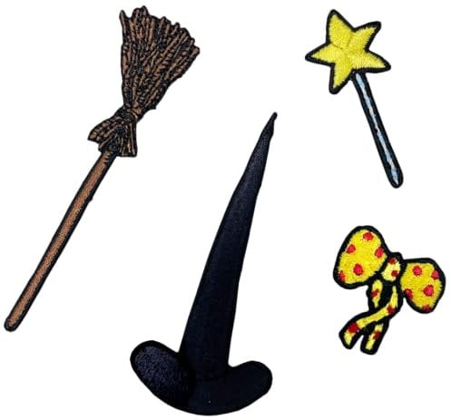 Pawprint Family | Room on The Broom Accessories Character Sew on Patch Set | Julia Donaldson and Axel Scheffler's Room on The Broom Official Merchandise