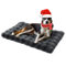 Mora Pets Hundebett Flauschig Hundedecke Waschbar Hundematte Hundekissen Weiches und Warmes für Kleine Mittelgroße Grosse Hunde Decke Kuschelig und rutschfest Dunkelgrau 91 x 60.5 cm