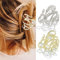 CAKURE Pinzas de pelo con perlas doradas para el cabello, lindas pinzas pequeñas para el cabello, accesorios para el cabello para mujeres y niñas (paquete de 2)
