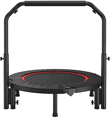 Fitness Rebounder Mini-Trampolin mit verstellbarem Schaumstoffgriff – Indoor/Outdoor Workout für Erwachsene, maximale Belastung 150 kg – Übungssprung