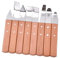 Baoblaze 8 pezzi Set di strumenti per ceramica per rifilatura artigianale Strumenti per intaglio della ceramica Kit multiuso di coltelli per modellare