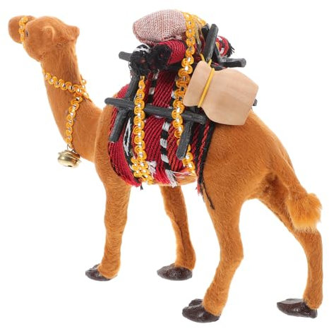 Cabilock Kamelmodell Kleines Kamelornament Kamel-Ornament Tiere Kamelstatue Kameldekoration Für Zu Hause Tierfigur Zoo-Tier-Statue Desktop-Dekoration Kamel-deko Für Den Tisch Plastik