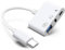 Pixelure Adaptateur 3 en 1 USB C vers Jack 3,5mm Casque, avec Port de Charge USB OTG, Multiport Splitter Adapter, Compatible avec Phone 15/16 et Plus