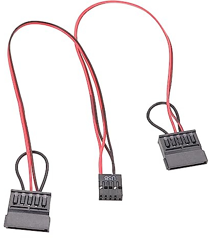 Cordon d'alimentation USB vers SATA en PVC 239 pour cartes mères Itx 9 broches à 2,5 pouces Ordinateur portable Réparation Pièces au cordon d'alimentation