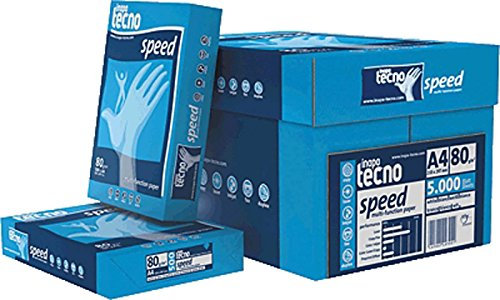 Inapa Tecno Speed/1298110661 DIN A4 weiß geriest 80 g/qm Inh.5000 4011211007807