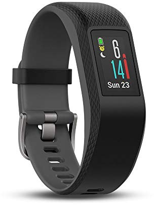 Garmin Vivosport Smart Activity Tracker with Wrist-Based Heart Rate and GPS - Black/Large, 010-01789-02