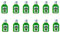 Nordbrand Nordhausen Pfefferminz Likör 18% Vol. (12 x 0.1 l)
