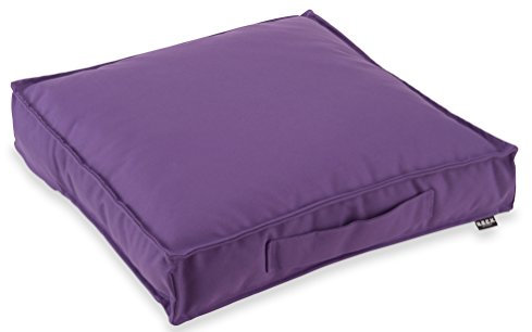 H.O.C.K. Matratzenkissen Outdoor Classic Uni Bodenkissen (50x50x10cm, Ultraviolet)